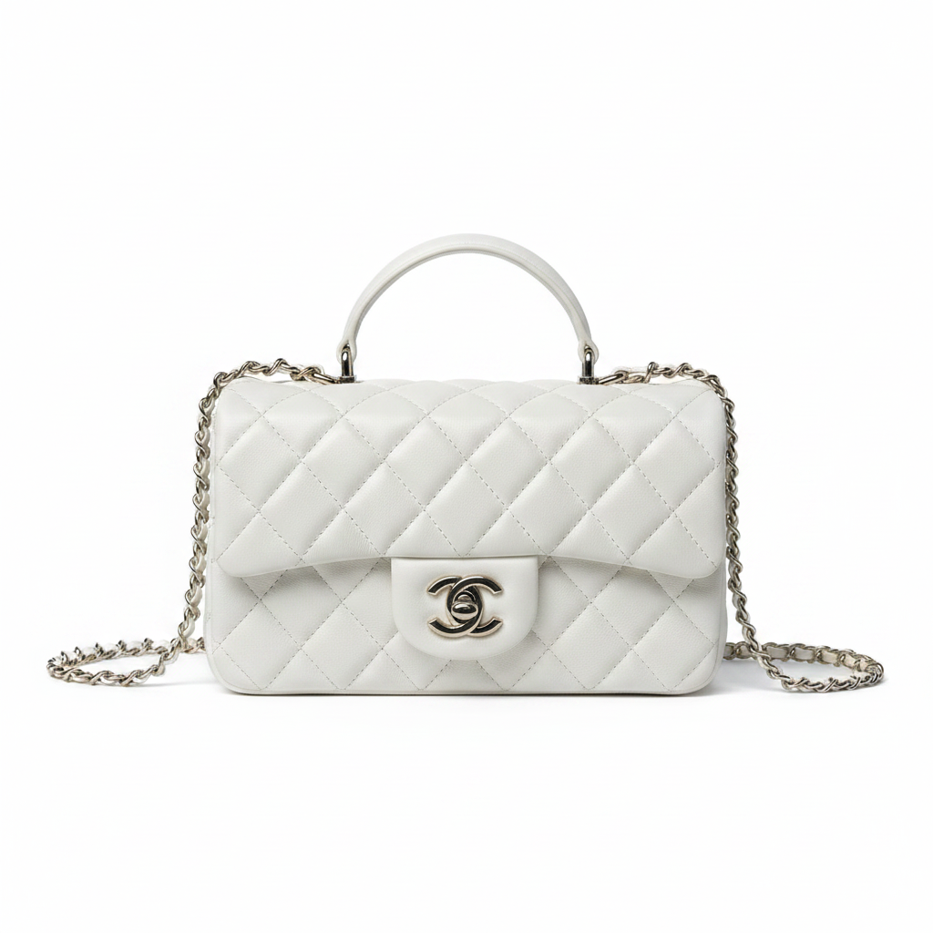 Chanel Large Flap Bag With Top Handle