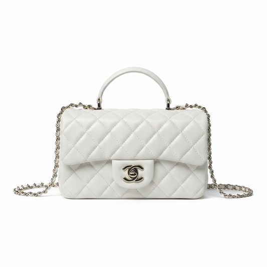 Chanel Large Flap Bag With Top Handle