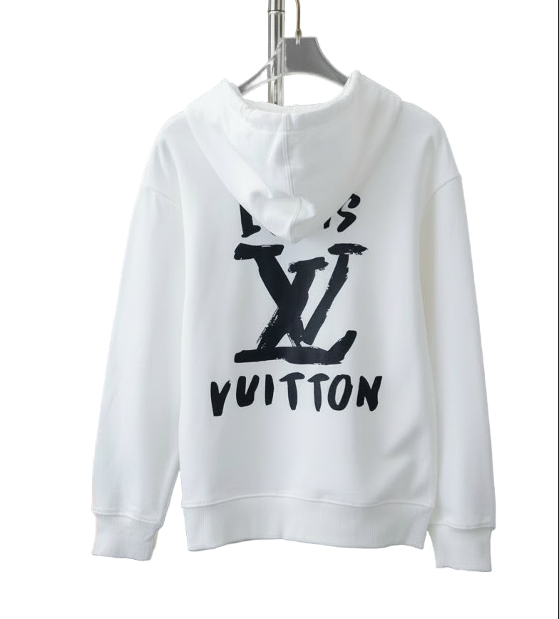 Louis Vuitton Hoodie "White-Black"