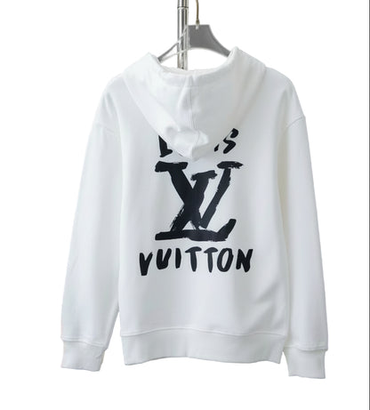 Louis Vuitton Hoodie "White-Black"