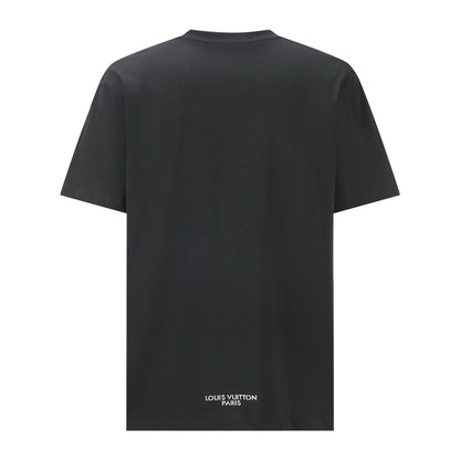 Louis Vuitton Printed Signature T-Shirt "Black"