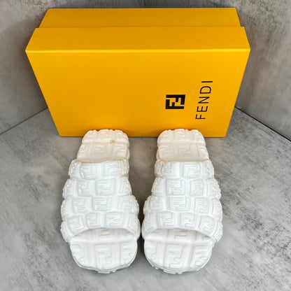 Fendi Cloud Slides "White"