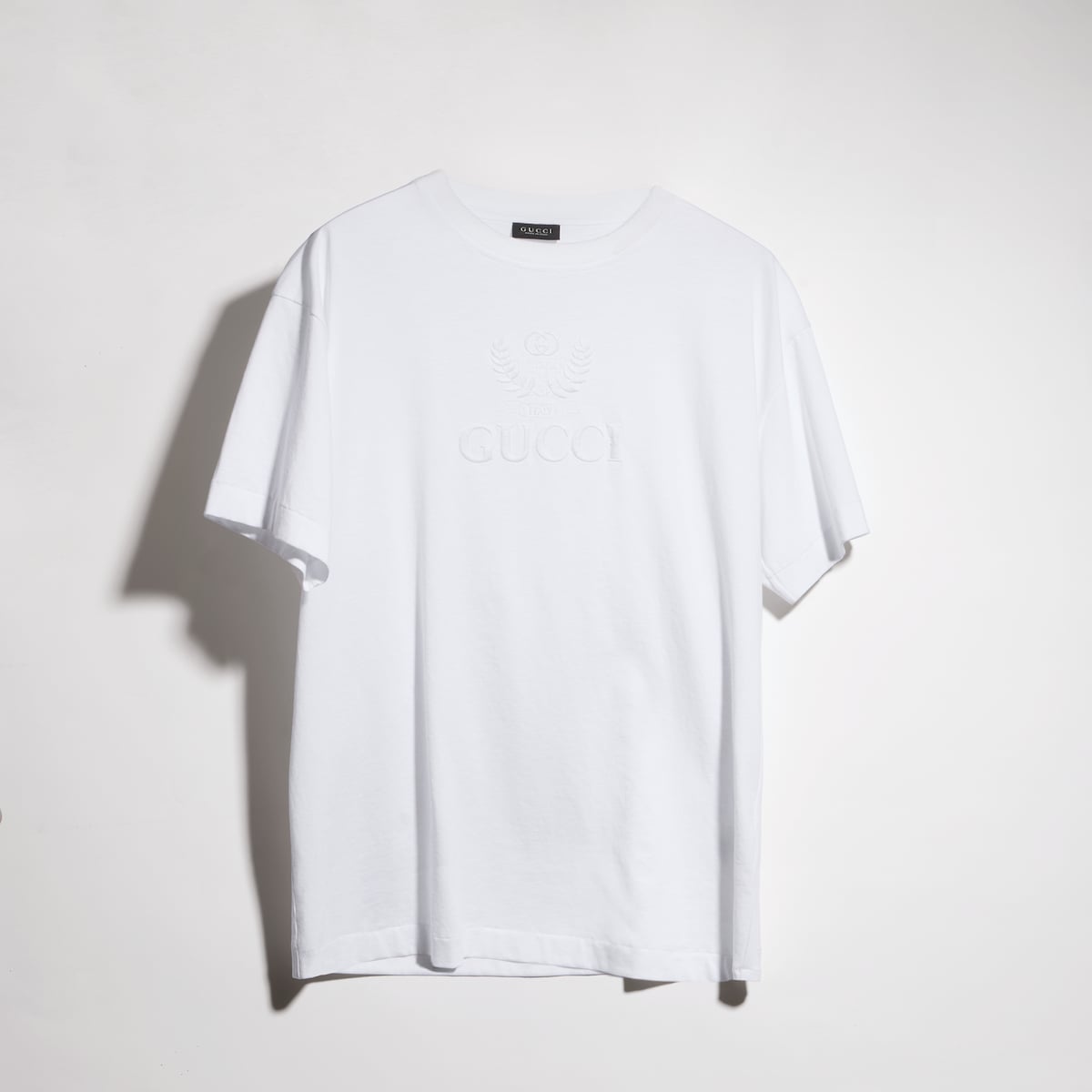 Gucci Cotton Jersey T-shirt with Embroidery "White"