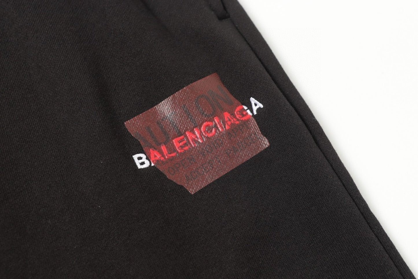 Balenciaga Shorts "Black-Red"