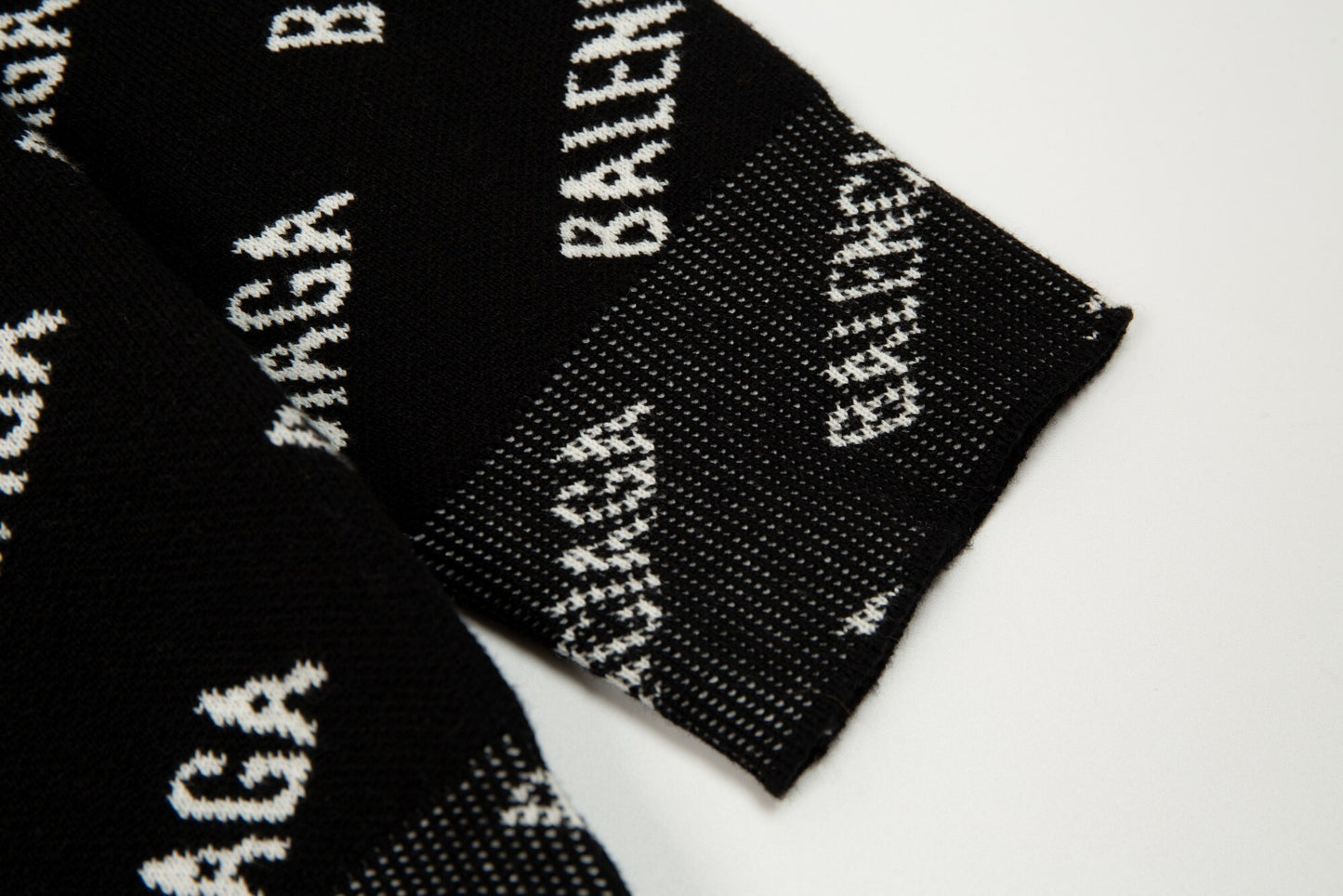 Balenciaga All-Over Logo Sweater "Black-White"