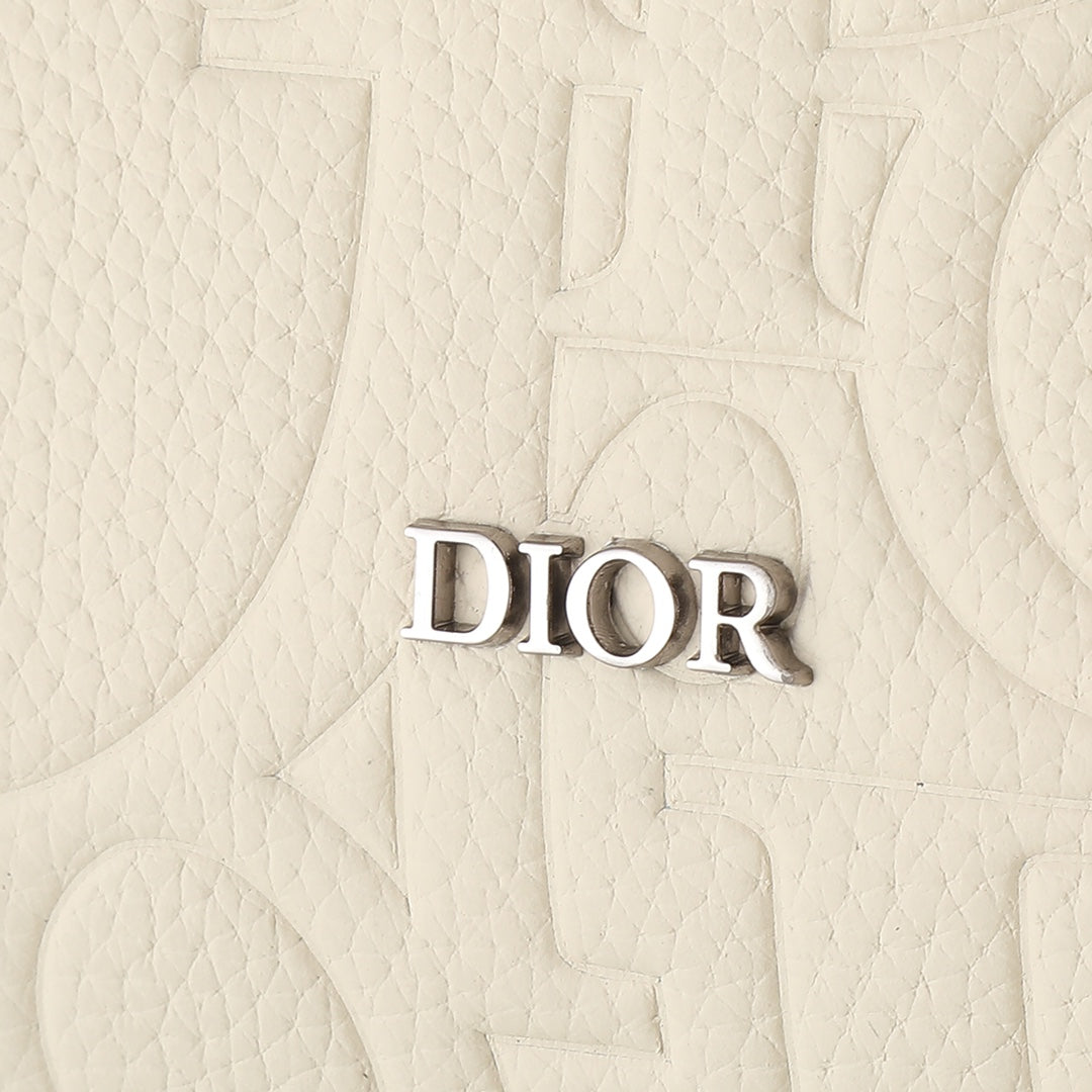 Dior Hit The Road Backpack with Flap "Dior Gravity Leather and Beige Grained Calfskin"