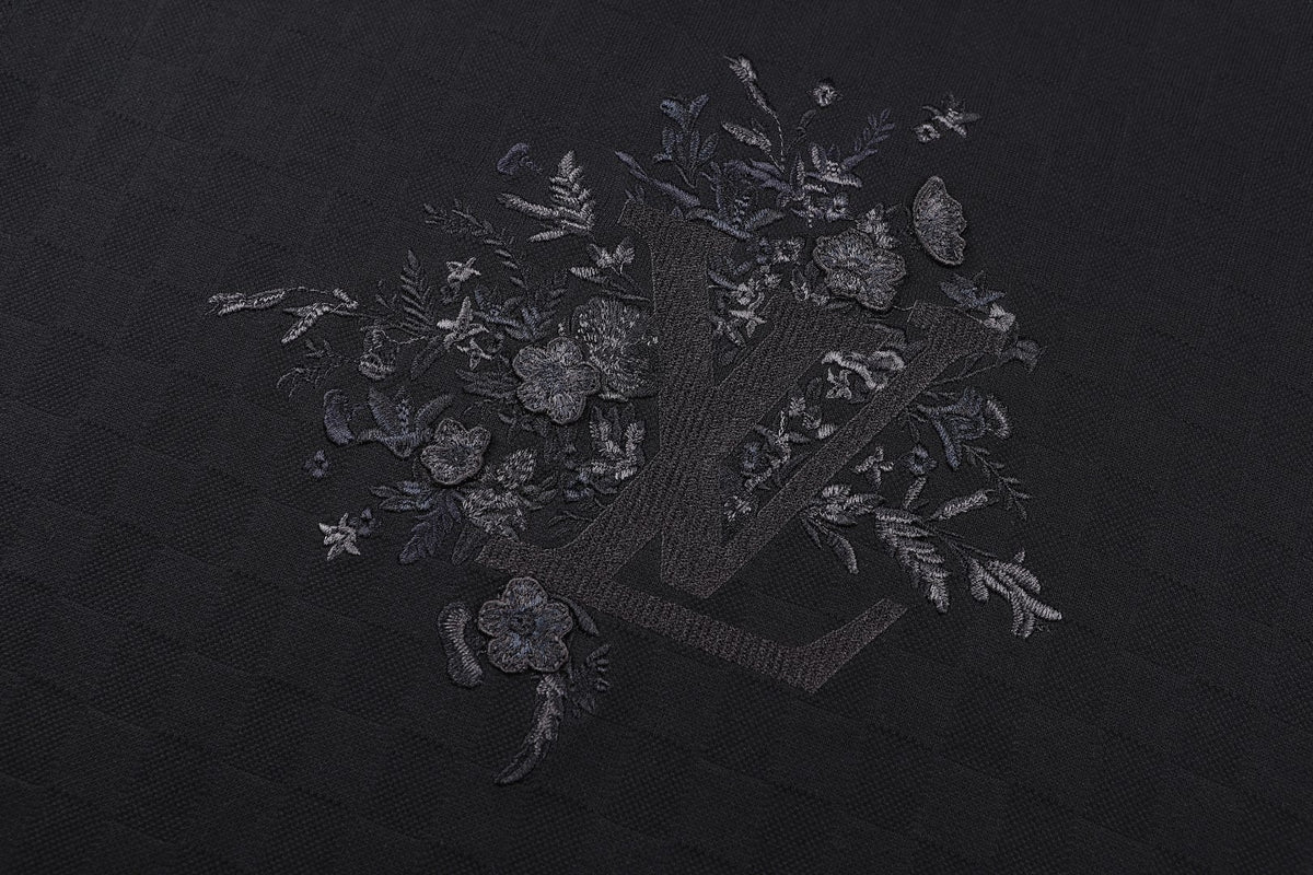 Louis Vuitton Embroidered Signature T-Shirt "Black"