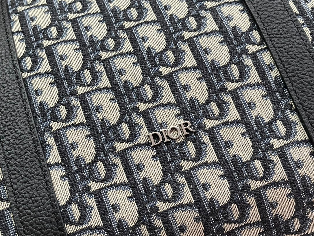 Dior Lingot 50 Oblique Jacquard Duffel Bag