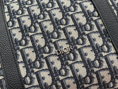 Dior Lingot 50 Oblique Jacquard Duffel Bag