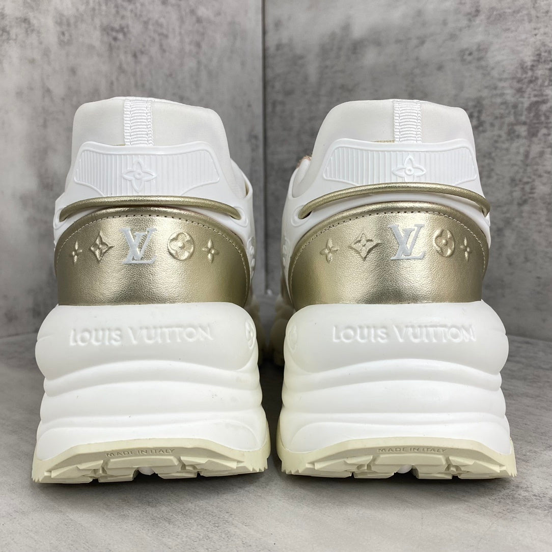 Louis Vuitton Run 55 "White-Gold-Beige"