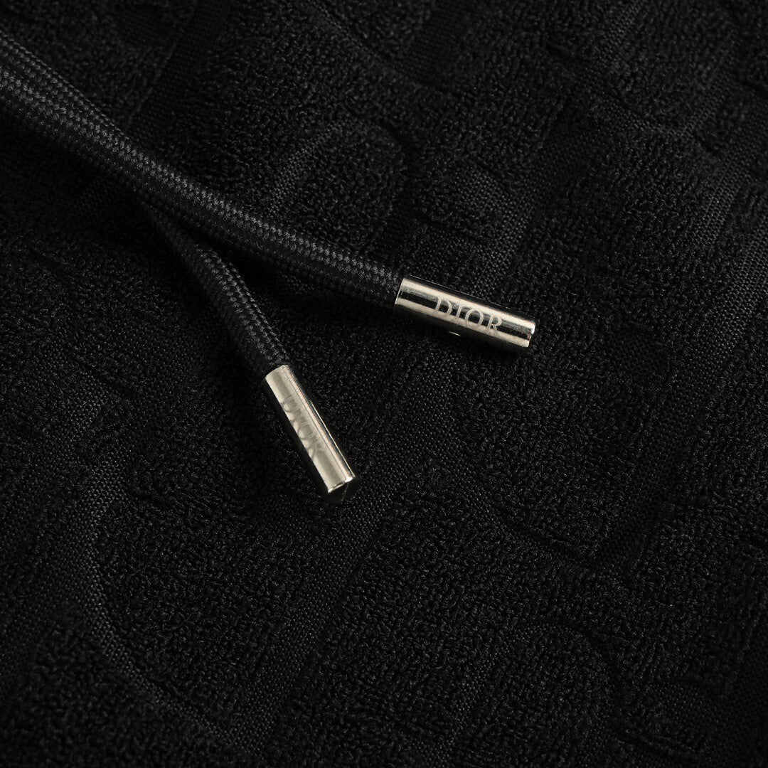 Dior Monogram Jacquard Toweling Shorts "Black"