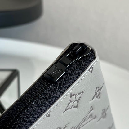 Louis Vuitton Zippy Wallet "Shadow Leather"