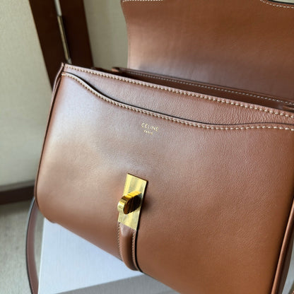 Celine Small 16 Bag in Natural Calfskin "Tan"