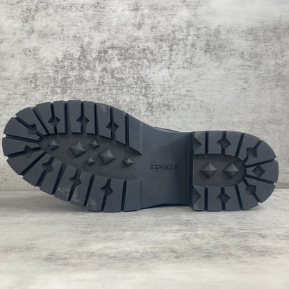 Hermes Leather Loafers Fringe "Black"