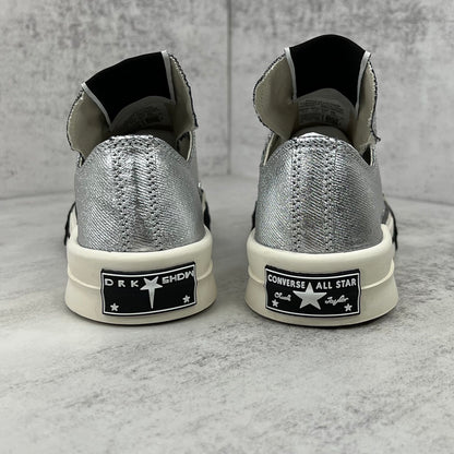 Rick Owens x Converse TURBODRK Low "Silver"
