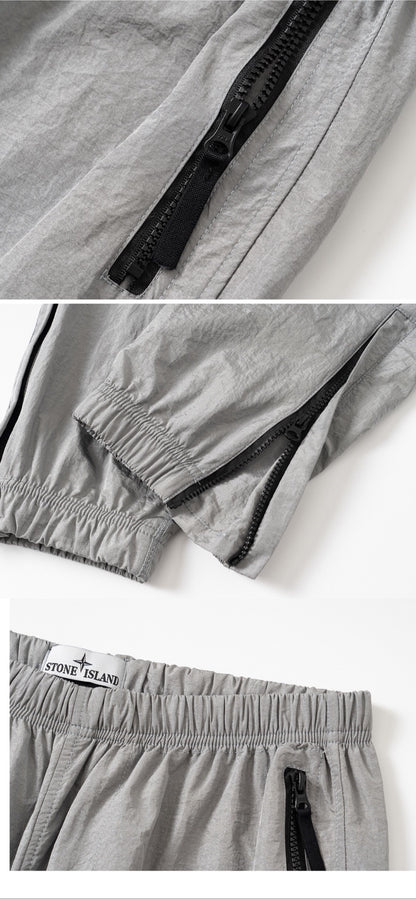 Stone Island Nylon Cargo Pants "Grey"
