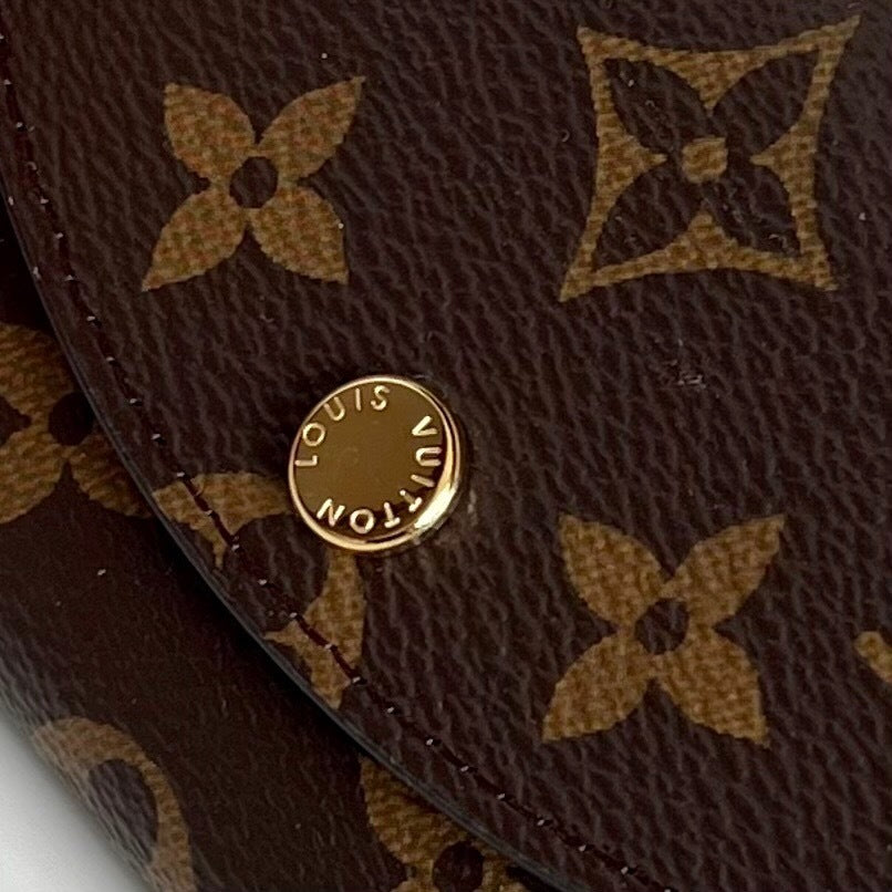 Louis Vuitton Rosalie Coin Purse "Monogram Eclipse Canvas"
