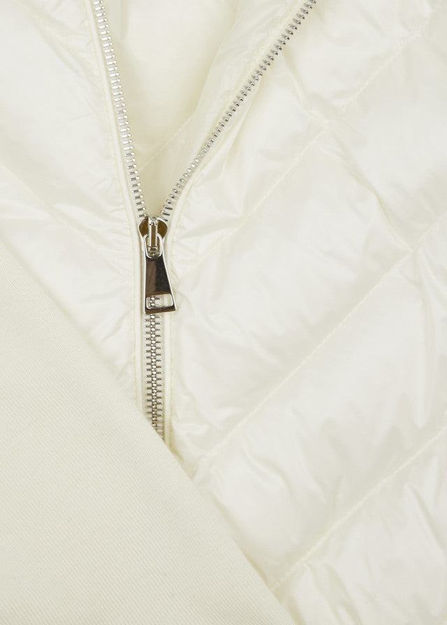 Moncler Hybrid Down Top "White"