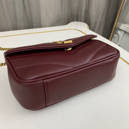 Saint Laurent Loulou Small Bag in Matelasse Lambskin