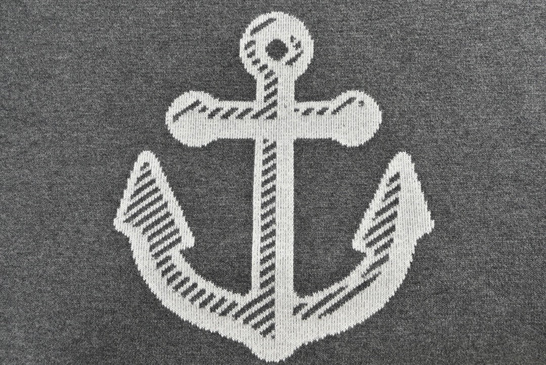 Thom Browne Anchor Sweater "Grey"