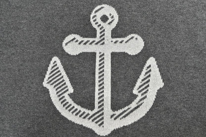 Thom Browne Anchor Sweater "Grey"