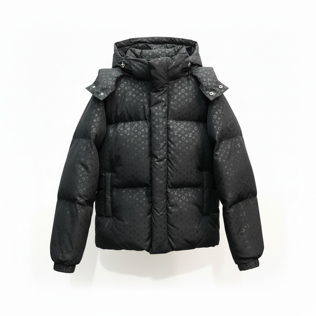 Louis Vuitton Monogram Down Jacket "Black"