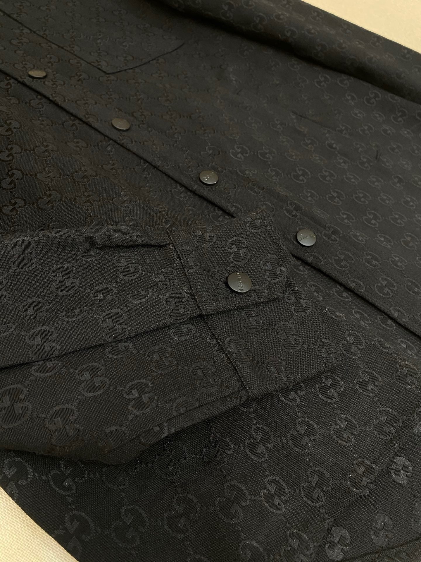 Gucci GG Canvas Shirt "Black"