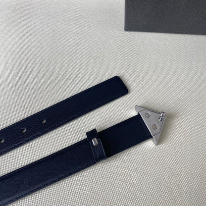 Prada 30mm Saffiano Leather Belt "Black"