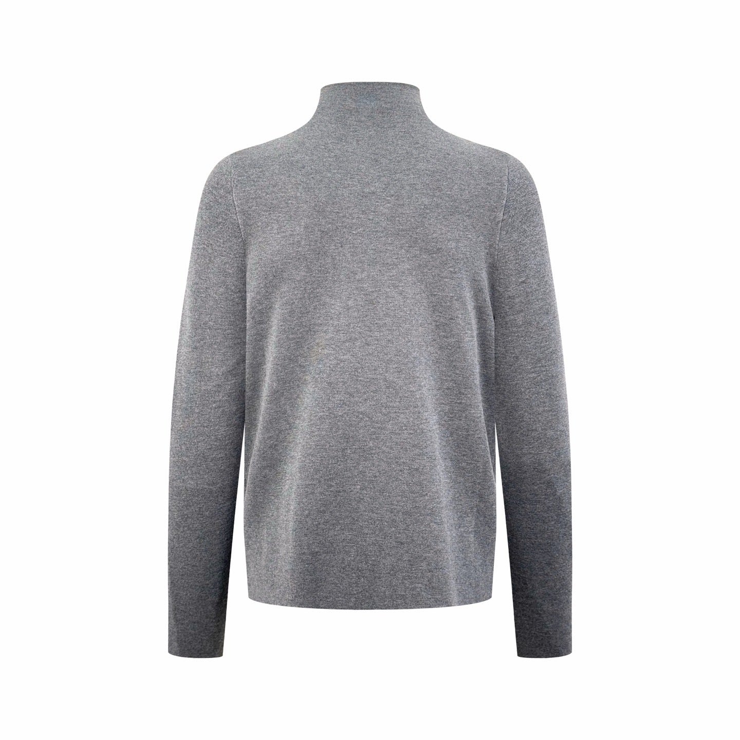 Dior CD Icon Zipped Sweater "Gray Virgin Wool Punto Milano Knit"