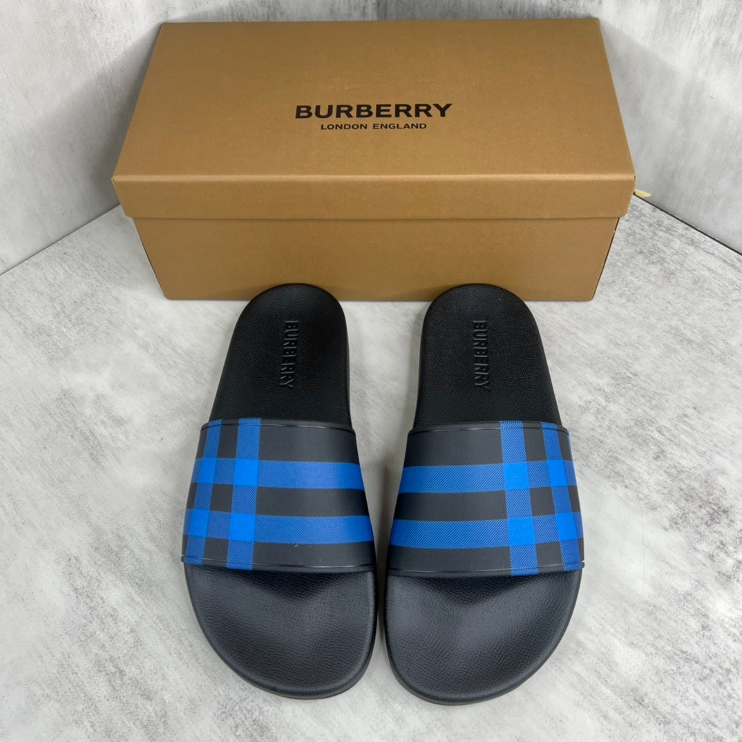 Burberry Slides "Black-Blue"
