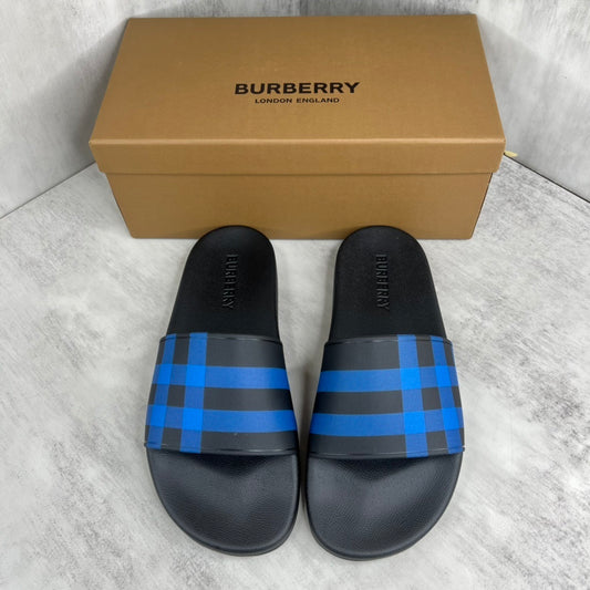 Burberry Slides "Black-Blue"