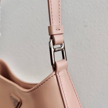 Prada Cleo Brushed Leather Shoulder Bag