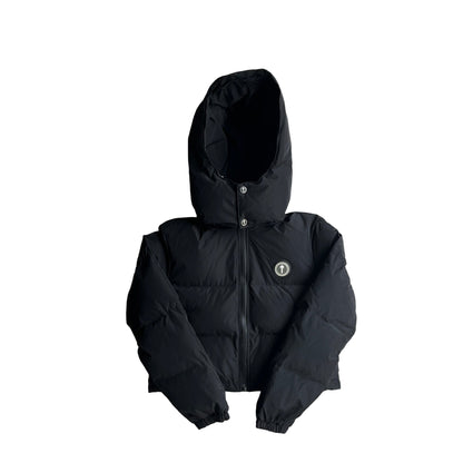 Trapstar Short Irongate Down Jacket "Black"