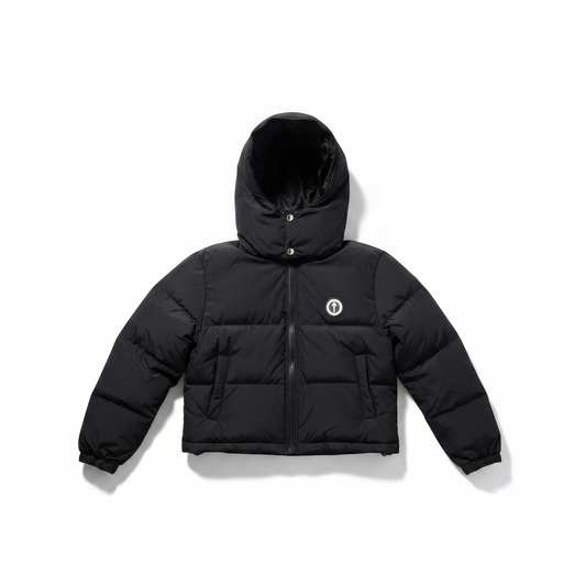 Trapstar Short Irongate Down Jacket "Black"