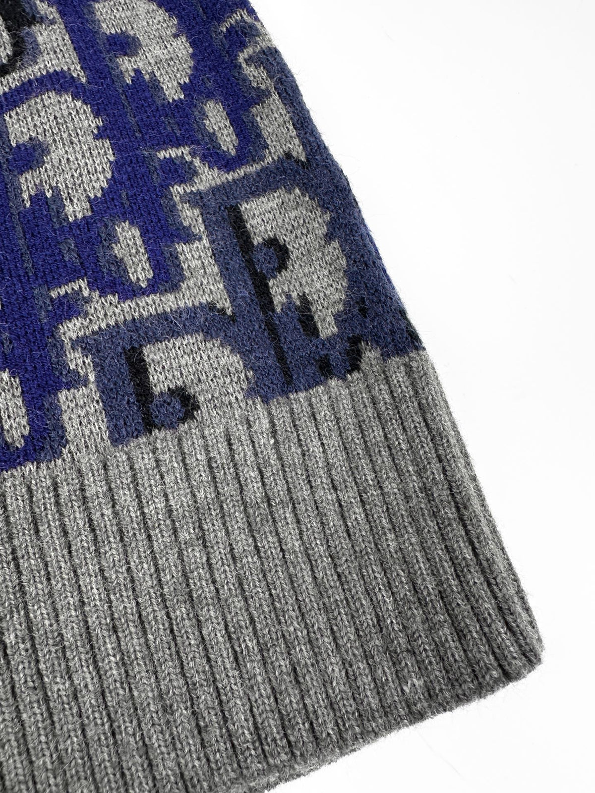 Dior Oblique Sweater "Gray Wool Jacquard"