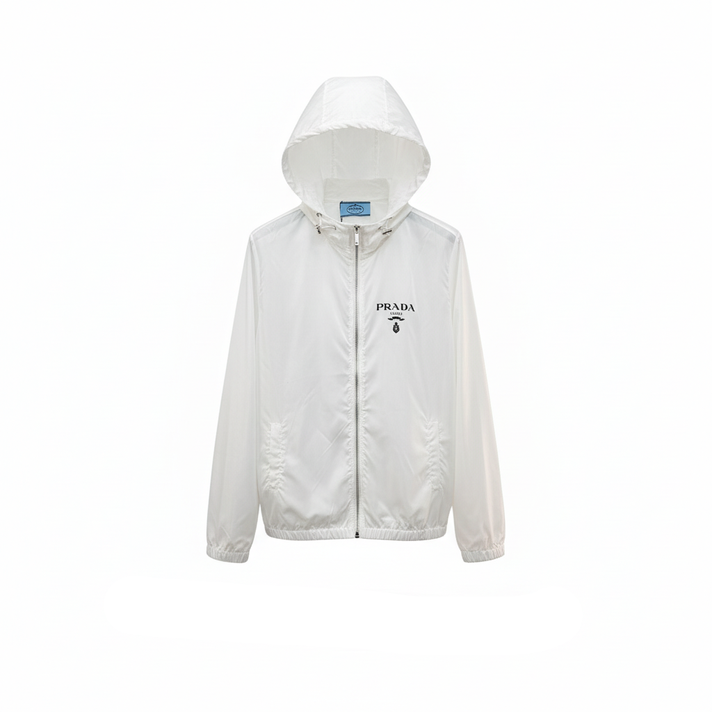 Prada Windbreaker Jacket "White"