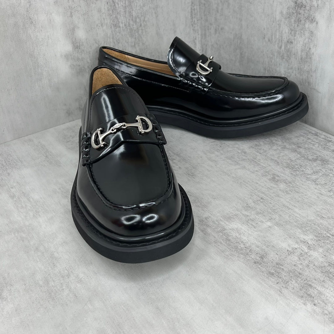 Dior Horsebit CD Loafers "Black"