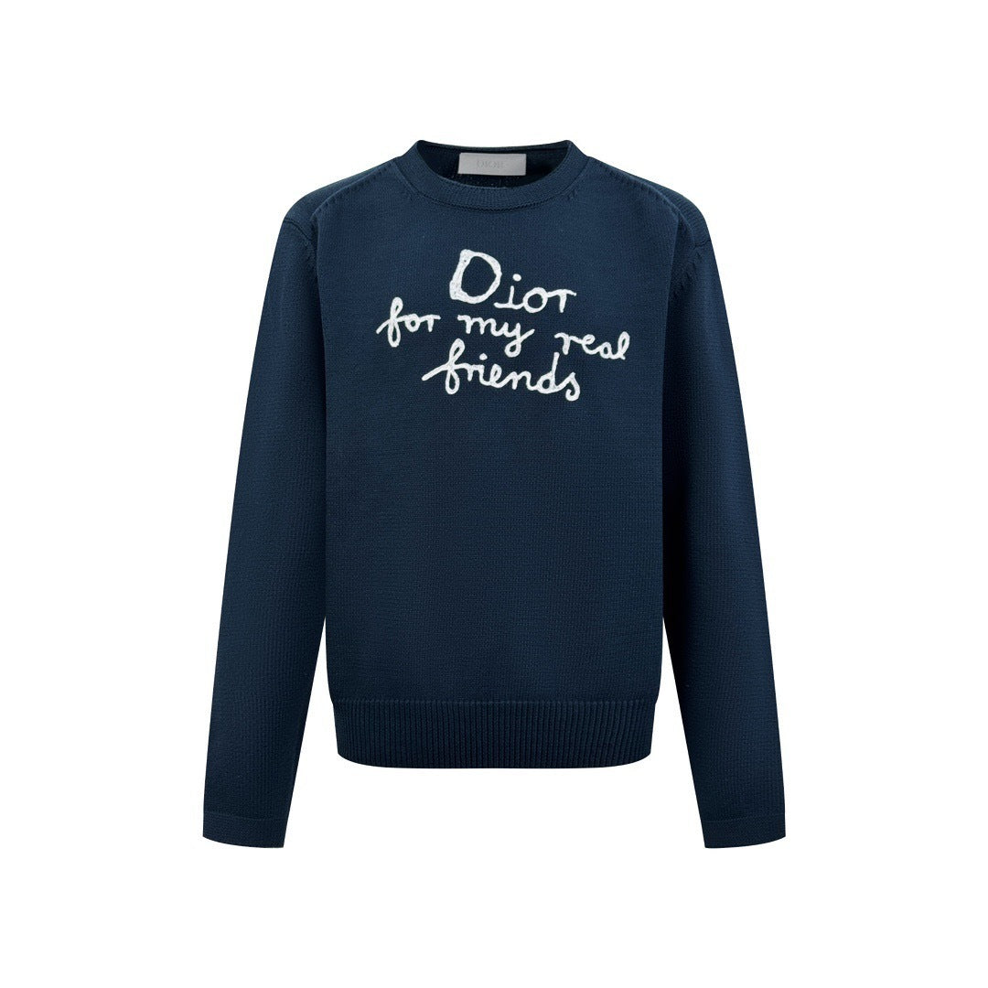 Dior and Hylton Nel Sweater "Navy Blue"