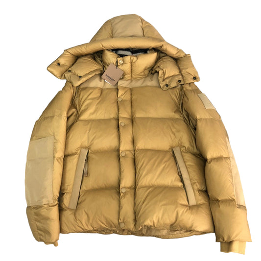 Burberry Lockwell Detachable Sleeve Down Jacket "Gold"