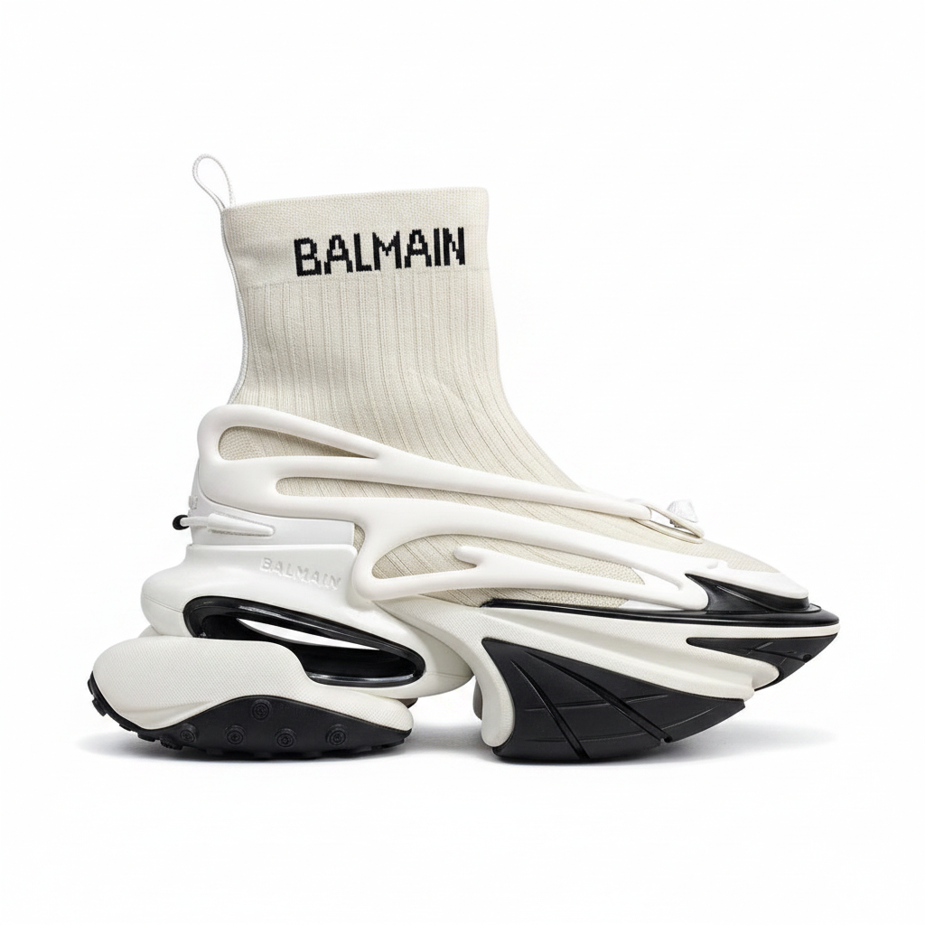 Balmain Unicorn High-Tops "White"