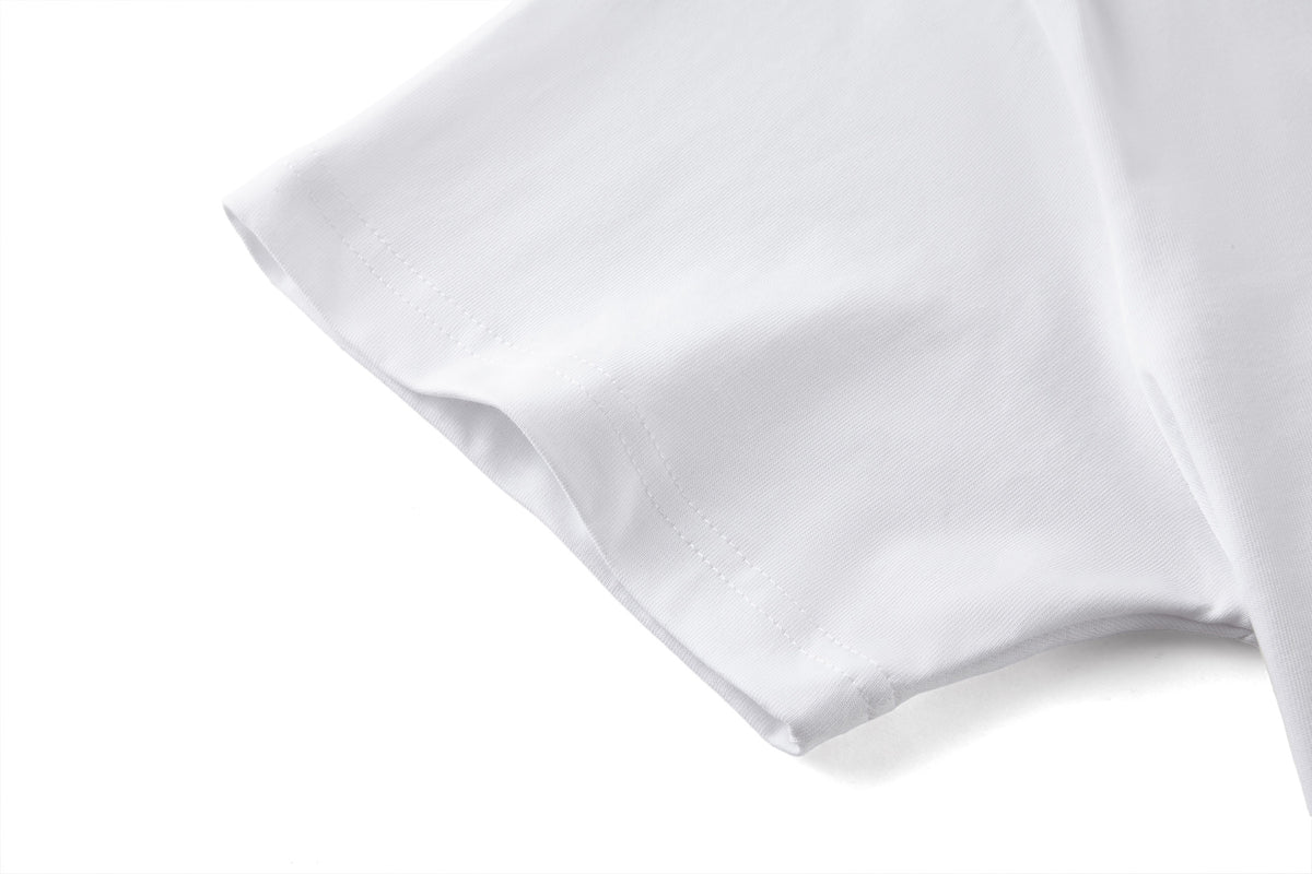 Givenchy T-shirt in Cotton with Givenchy Stamp Print "White"