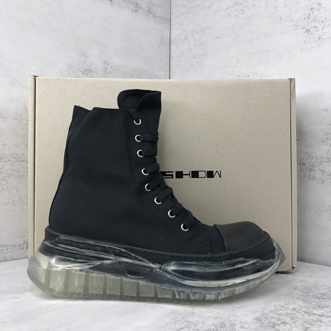 Rick Owens Abstract DRKSHDW High "Black Clear Sole"