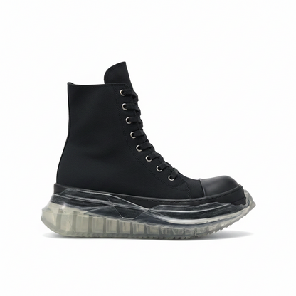 Rick Owens Abstract DRKSHDW High "Black Clear Sole"