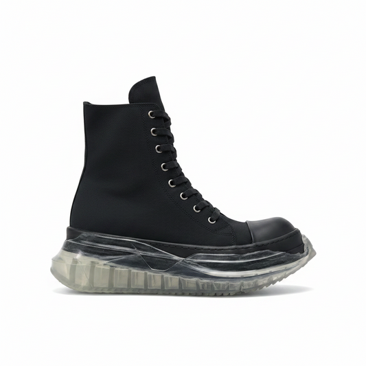 Rick Owens Abstract DRKSHDW High "Black Clear Sole"