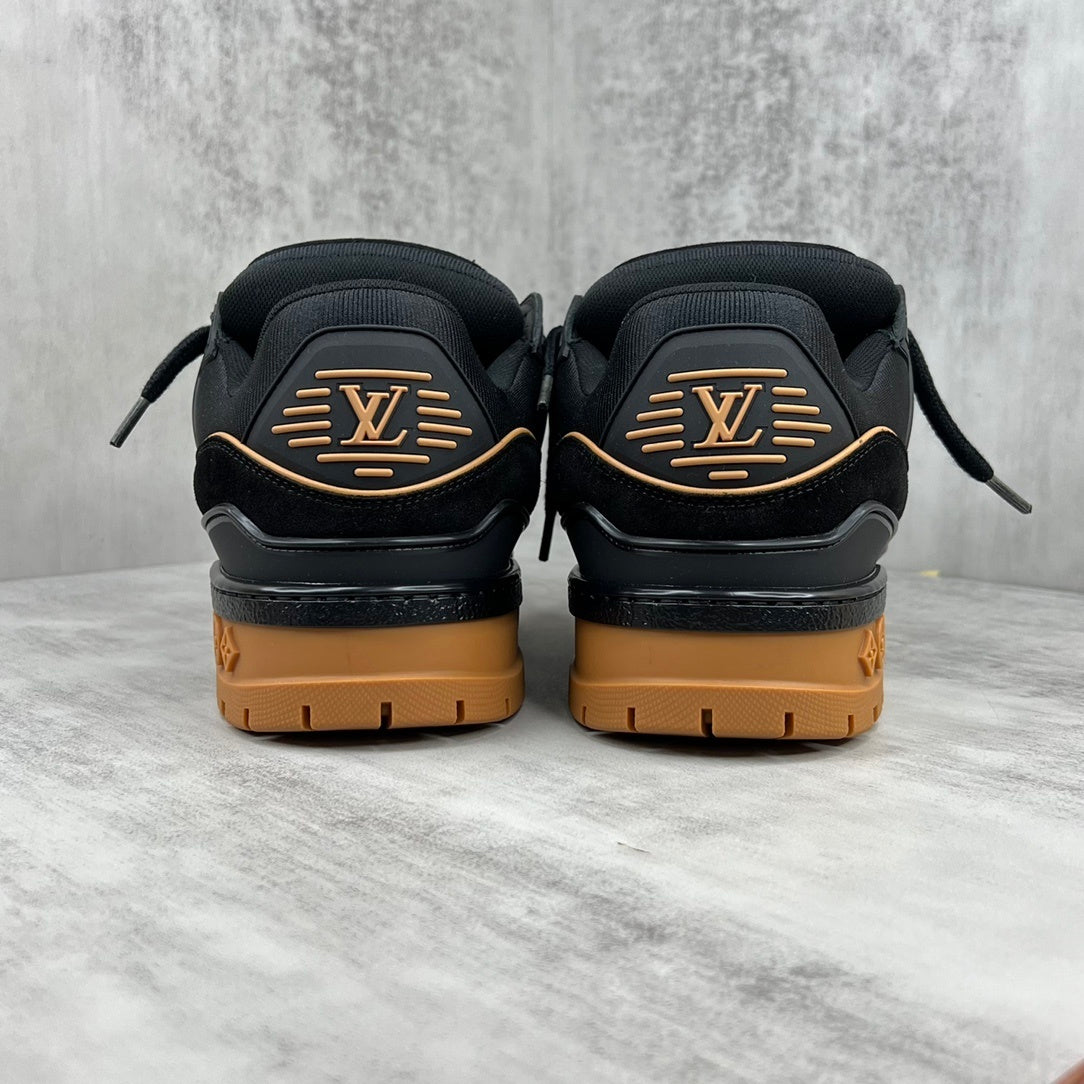 Louis Vuitton Maxi "Brown-Black Suede"