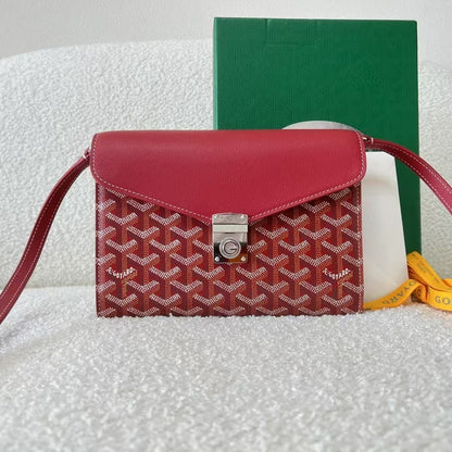 Goyard Goyardine Calfskin Chypre Wallet Pouch