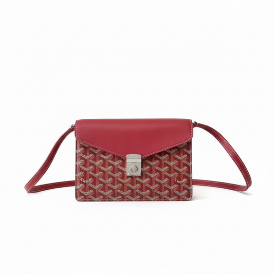 Goyard Goyardine Calfskin Chypre Wallet Pouch
