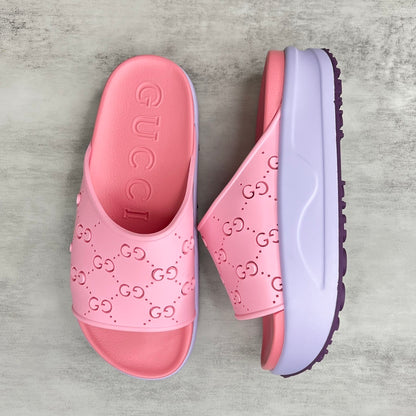 Gucci Slides "Pink-Purple"