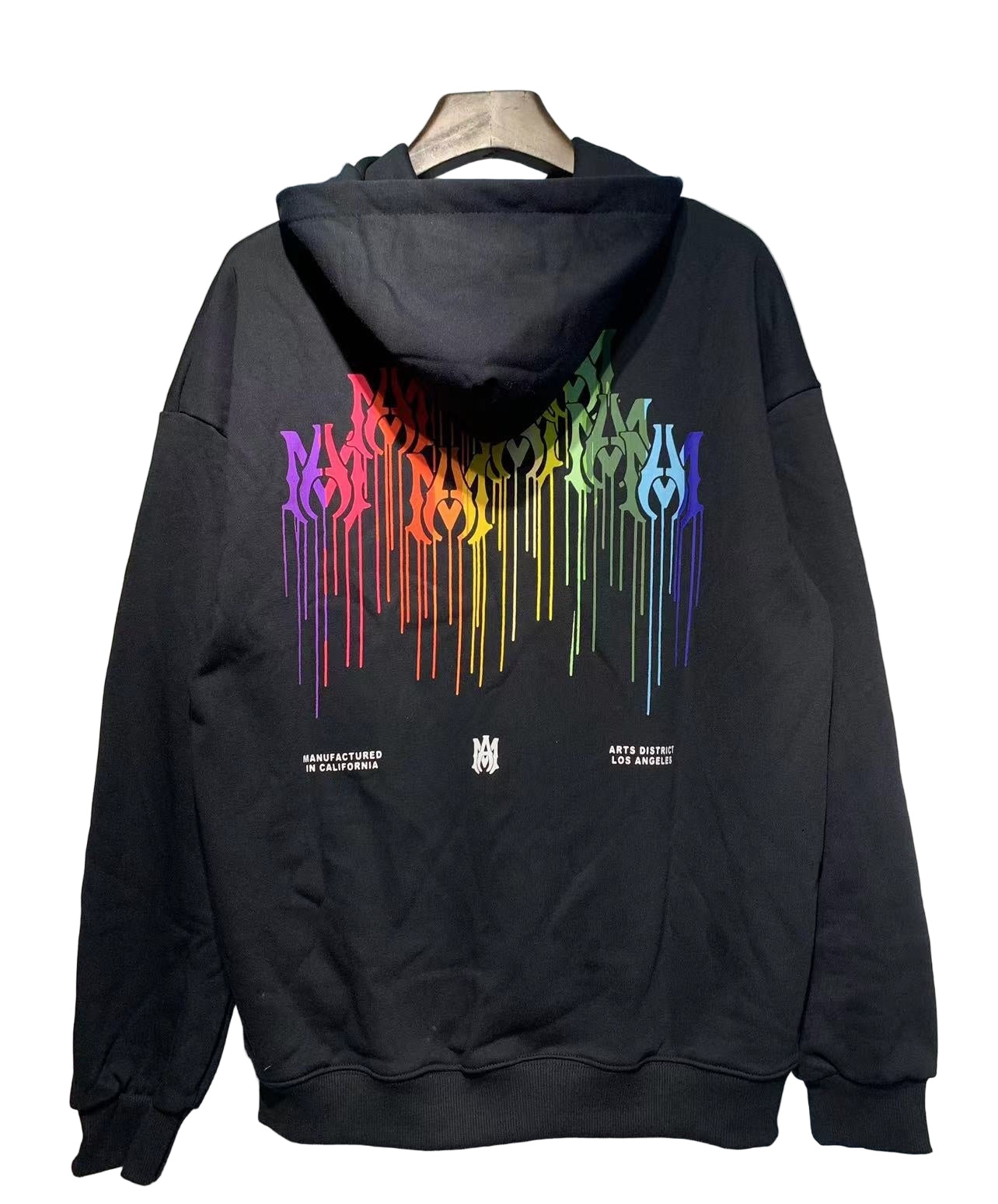Amiri Paint Drip Logo Hoodie "Black"