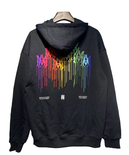 Amiri Paint Drip Logo Hoodie "Black"